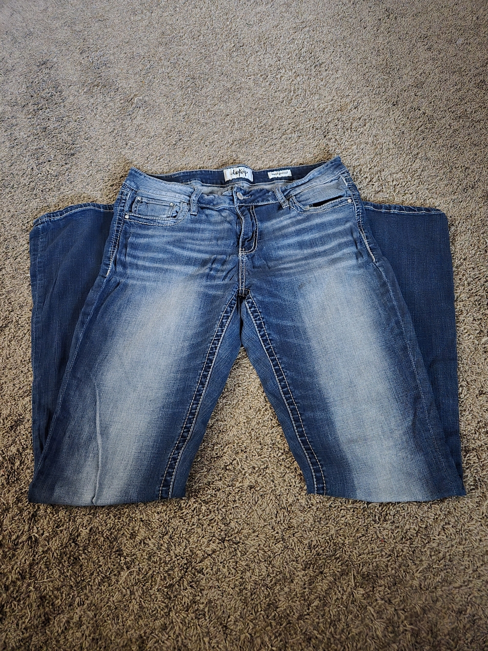 Daytrip Virgo Bootcut Jeans in Faded Blue
